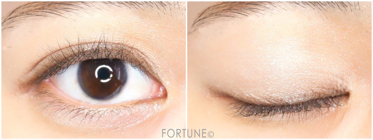 2019春新作　KATE(ケイト)ブラウンシェードアイズN　ホワイト骨格アイ