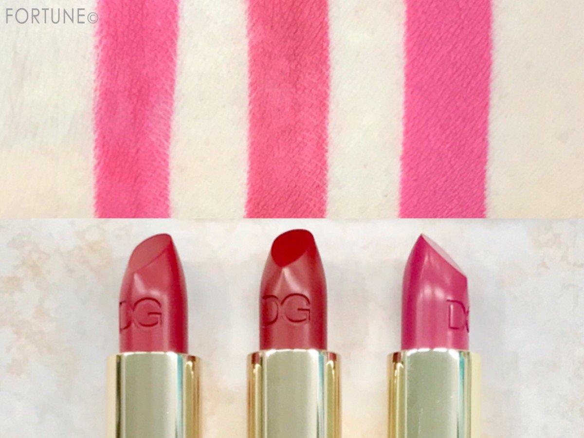 ドルチェ＆ガッバーナ「ドルチェ マット リップスティック」　スウォッチ