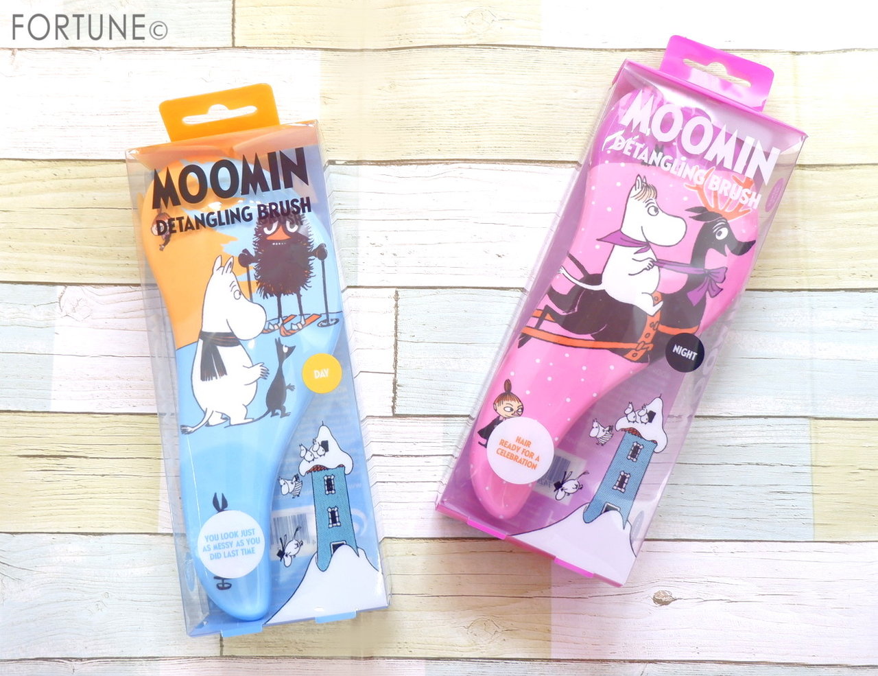 北欧オリジナルデザイン「リッチ ムーミン デタングリング ヘアブラシ」
