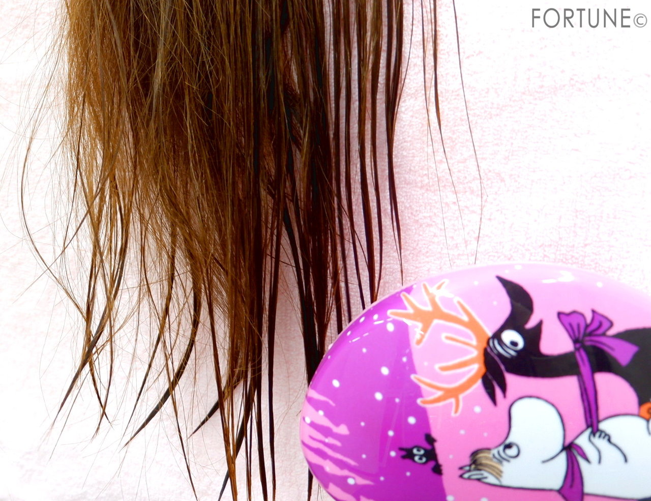 北欧オリジナルデザイン「リッチ ムーミン デタングリング ヘアブラシ」　使用感