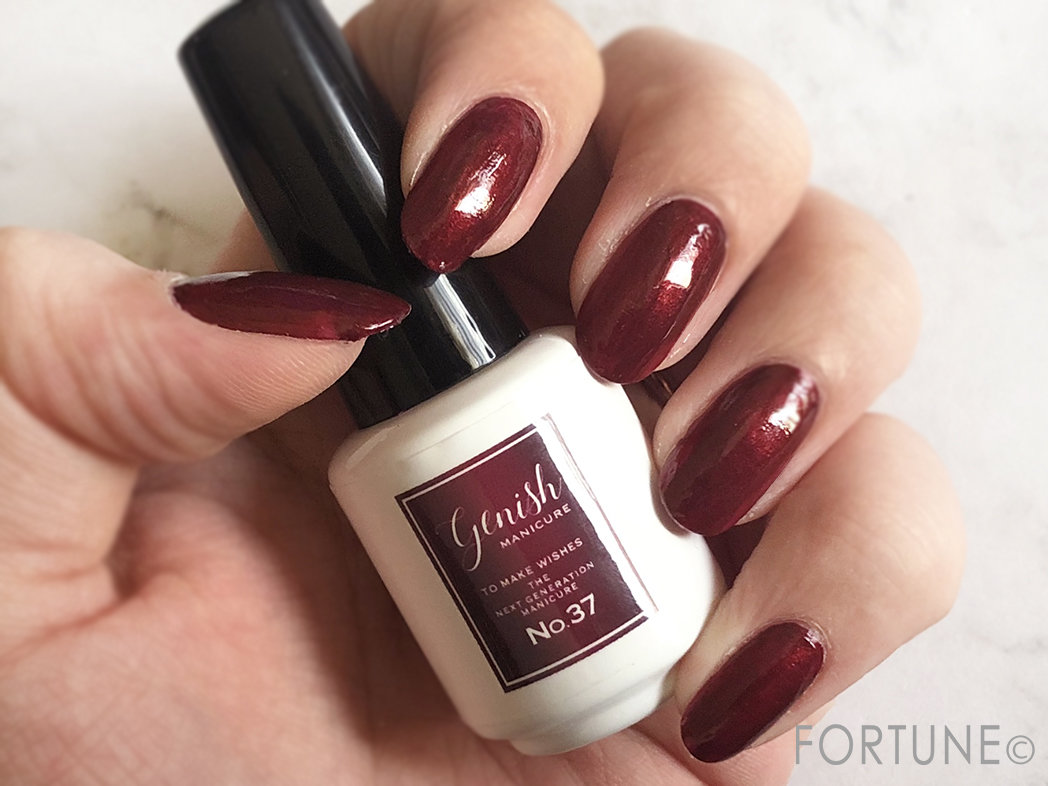 ジーニッシュマニキュア限定色「37 ベルベット」カラーチャート