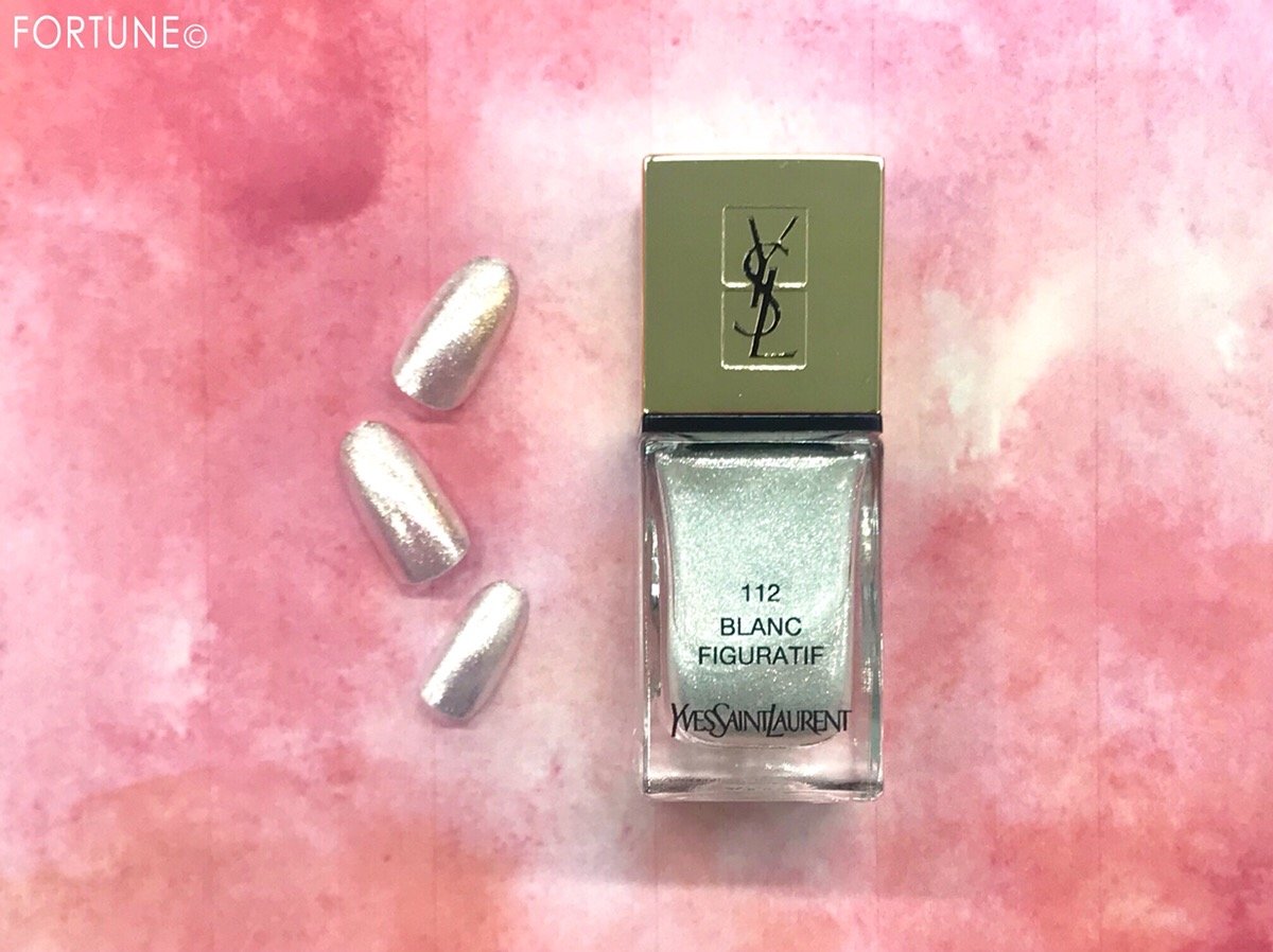 YSL「ラ ラッククチュール」新色・限定色　No.112　ブラン フィギュラティフ