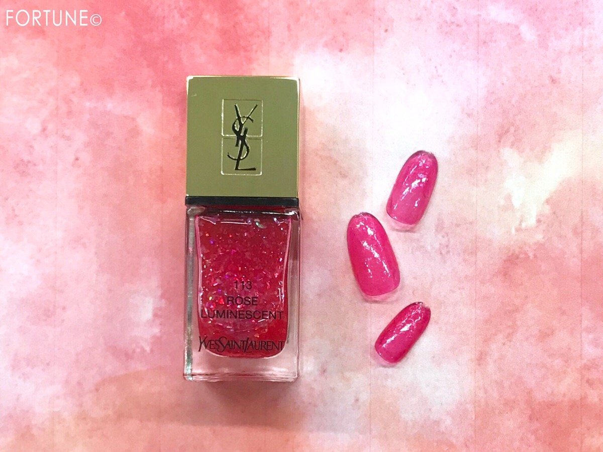 YSL「ラ ラッククチュール」新色・限定色　No.113　ロゼ ルミネサン