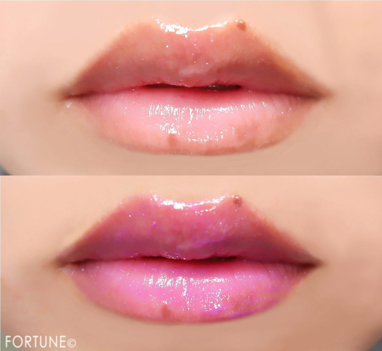 ルージュ ヴォリュプテ シャイン　No.93　ローズ サンギュリエ　No.94　フューシャ シュルレアリスト　付け心地