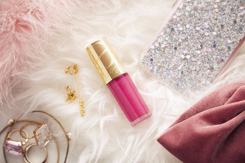 エクセル リップケアオイル LO08　ロージーダズル グロス