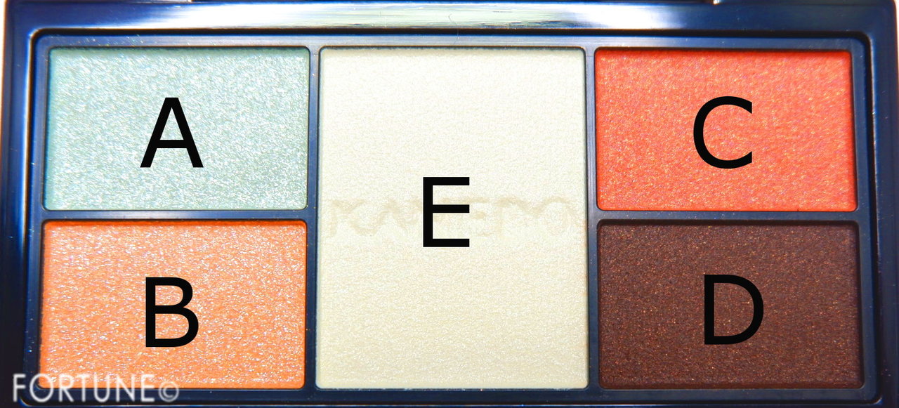 カネボウ 2019春新作「セレクションカラーズアイシャドウ」＃07 Botanic Orange