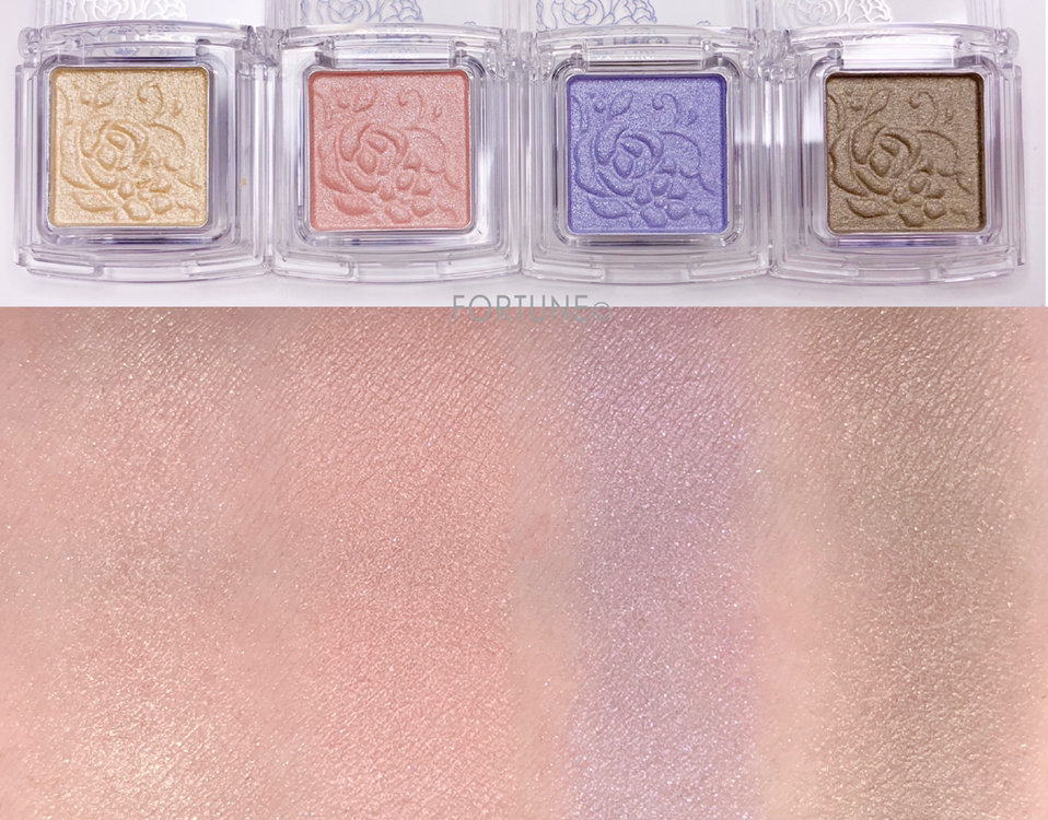 トワニー ララブーケ「アイカラーフレッシュ」限定色 スウォッチ