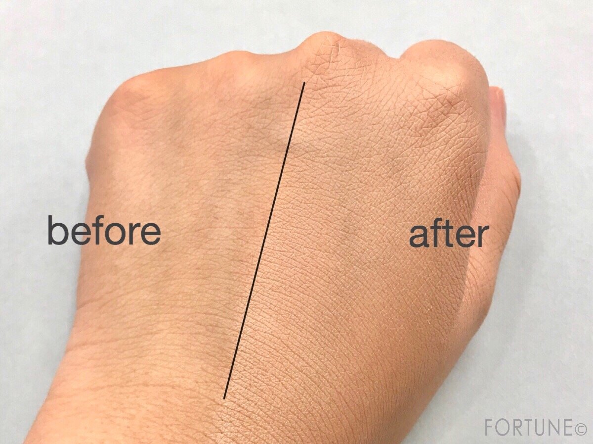 コフレドール「リフォルムグロウ リクイドUV」　使用感