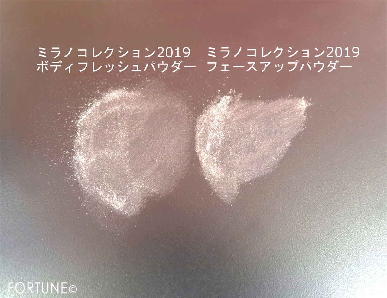 ミラノコレクション2019「ボディフレッシュパウダー」「フェースアップパウダー」を比較レビュー