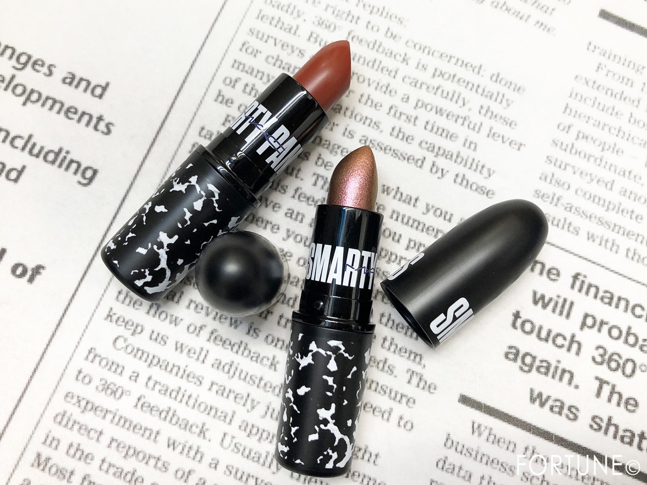 M•A•C《スマーティーパンツ》限定　リップスティック「シマー＆スパイス」「スマーティクル」