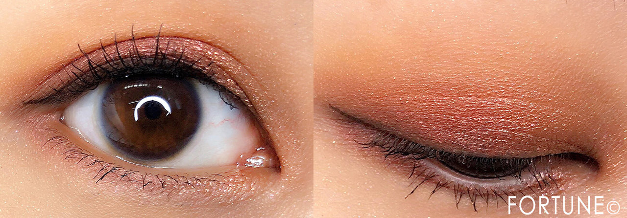 M•A•C「ガールズアイシャドウパレット」スマーティーパンツ　メイクパターン1