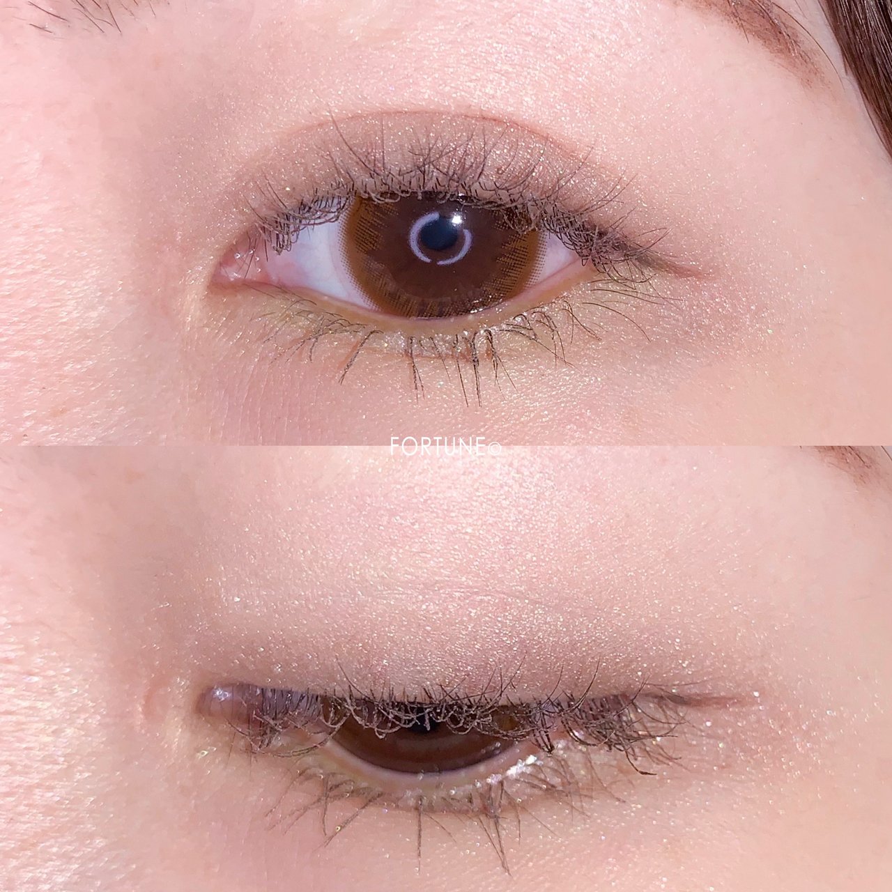 リボンクチュール アイズ　20 happiness garden　メイク