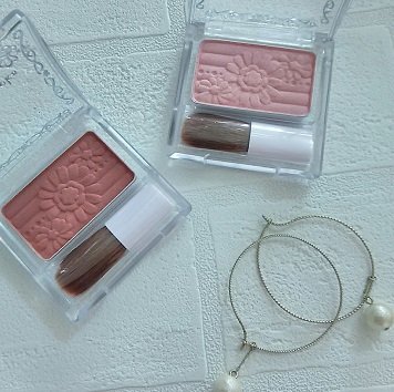 キャンメイク　パウダーチークス　アンティークローズ　シアーピーチ　