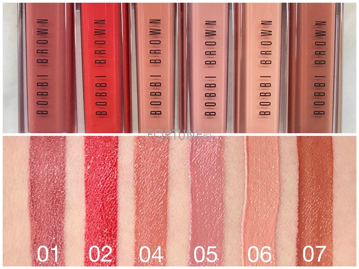ボビイ ブラウン「クラッシュド リキッド リップ」 スウォッチ