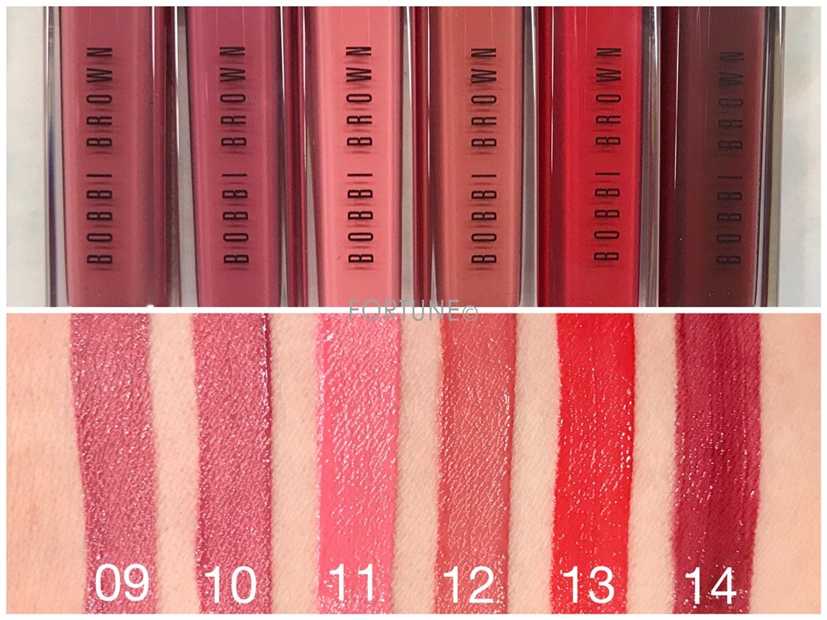 ボビイ ブラウン「クラッシュド リキッド リップ」 スウォッチ