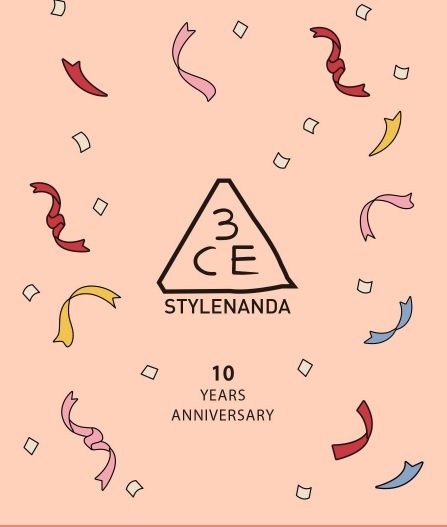 3CE 10周年　アニバーサリー