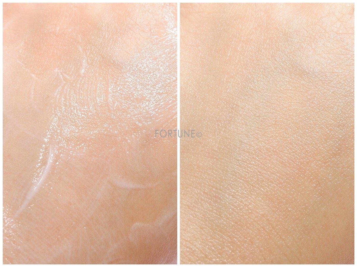 ブライトニング ジェル クリーム　使用感