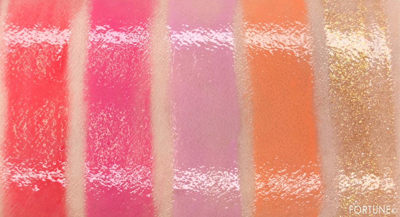 NARS リップグロス N 新色スウォッチ