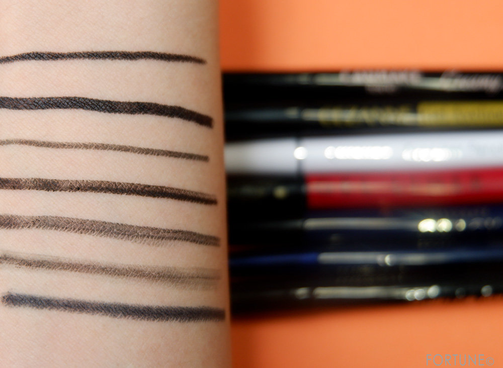 人気プチプラブランドのアイライナーを徹底比較！色持ちを検証してみた