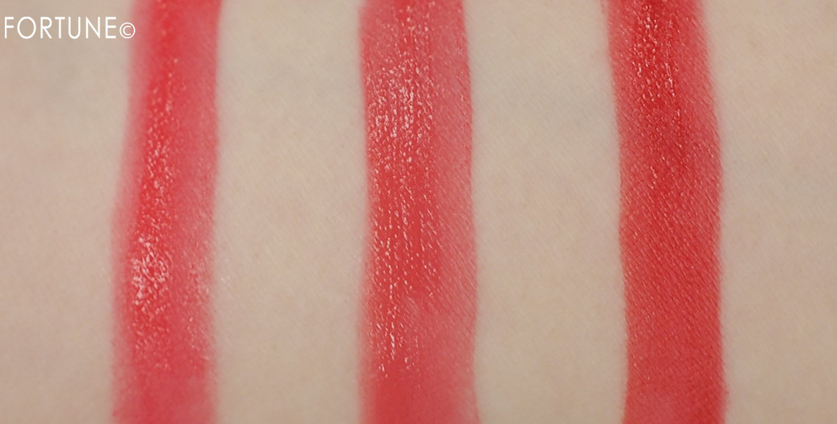 「カラーインリキッドリップエアームース」スウォッチ