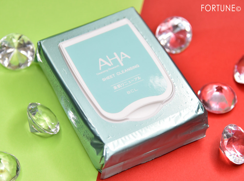 BCL・AHA　クレンジングリサーチ シートクレンジング＜ふき取り用クレンジング・化粧水＞