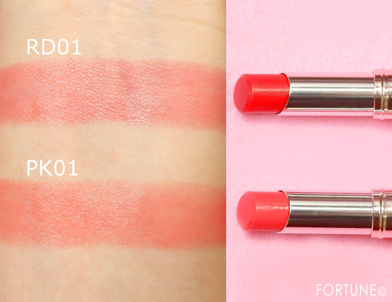 SNSで話題のプチプラコスメ♡パラドゥ「リップティント」スウォッチ