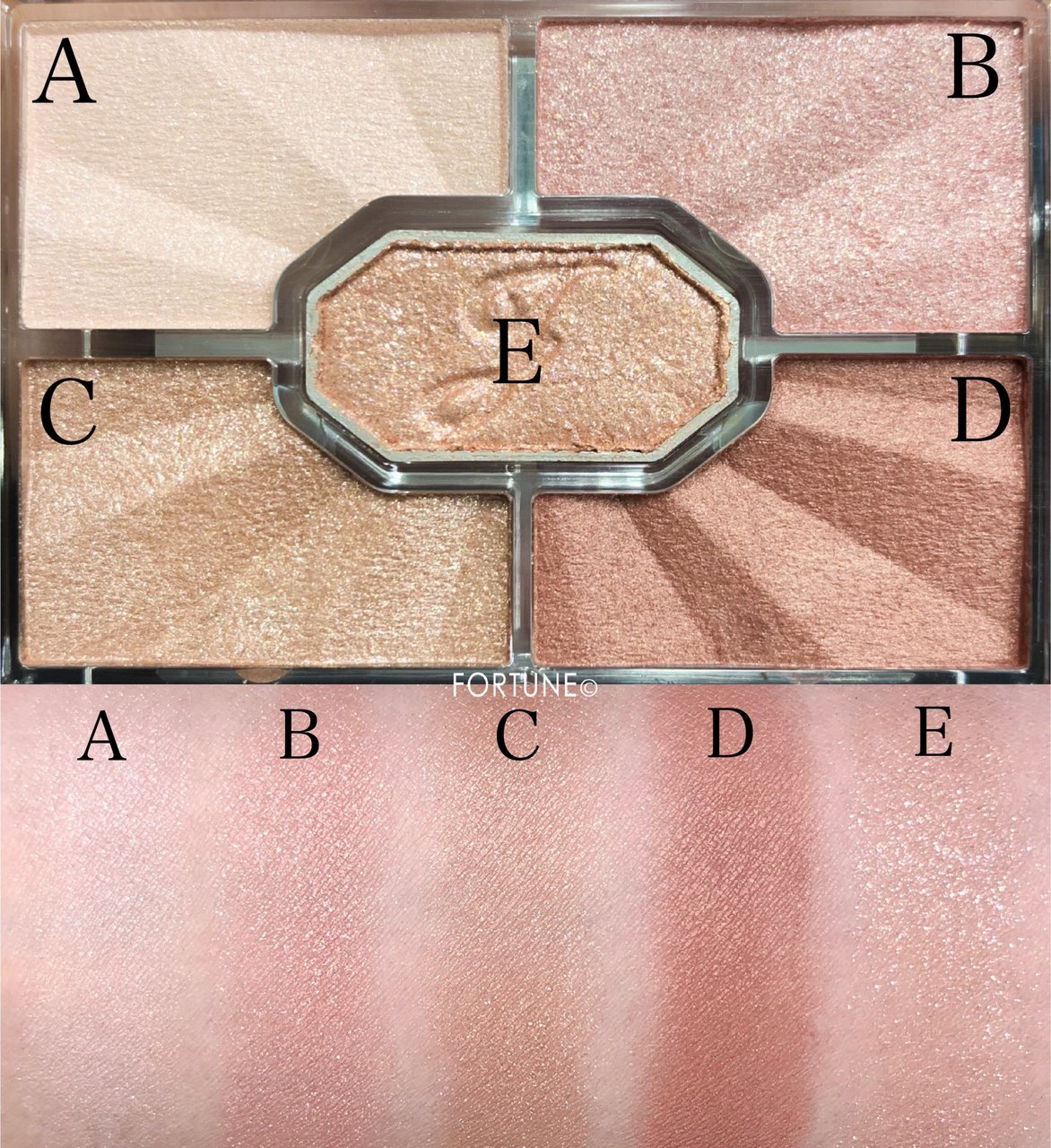 ジルスチュアート リボンクチュール アイズ《22 fairy dust》スウォッチ