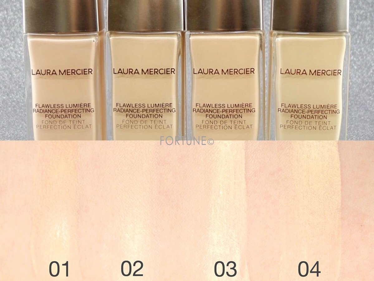 ローラ メルシエ フローレス ルミエール ラディアンス パーフェクティング ファンデーション　スウォッチ