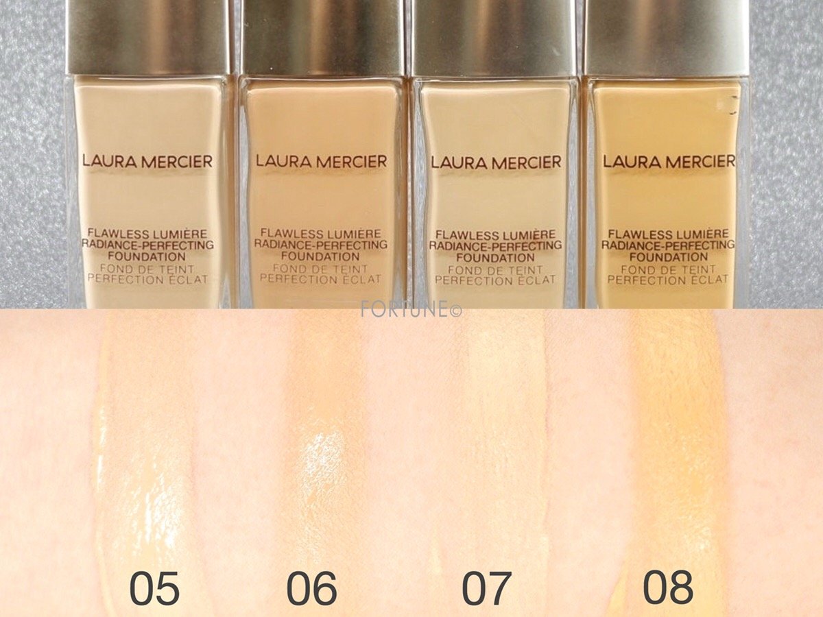ローラ メルシエ フローレス ルミエール ラディアンス パーフェクティング ファンデーション　スウォッチ