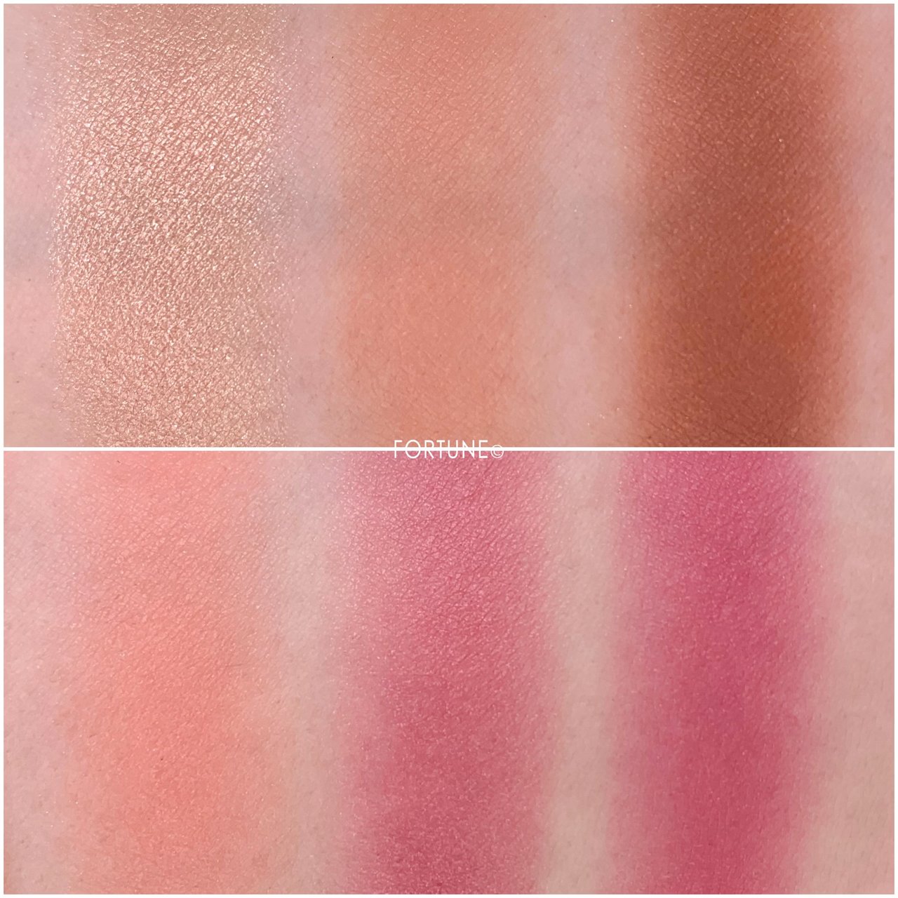 NARS（ナーズ）エクスポーズド チークパレット スウォッチ