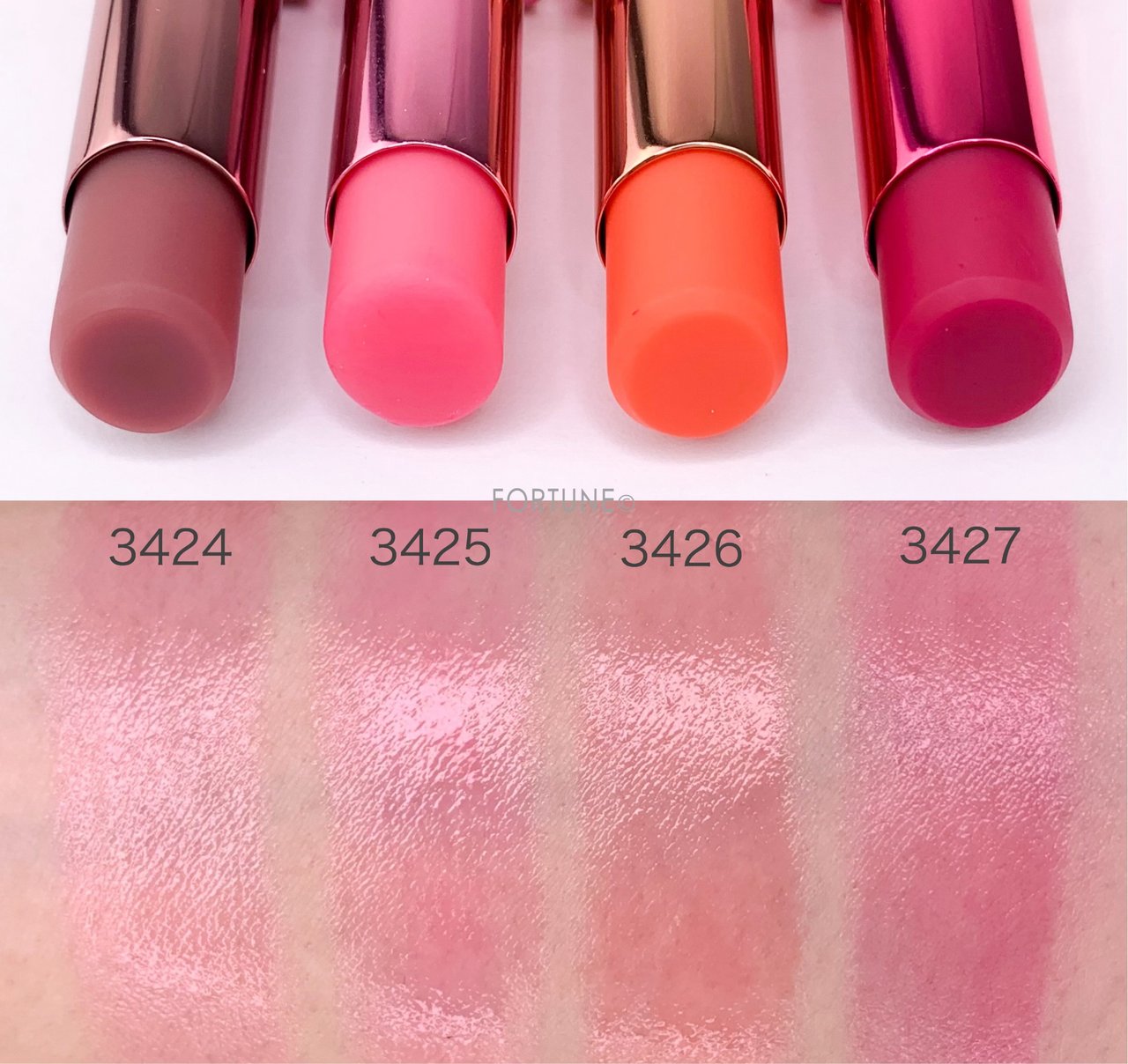 NARS アフターグロー リップバーム スウォッチ