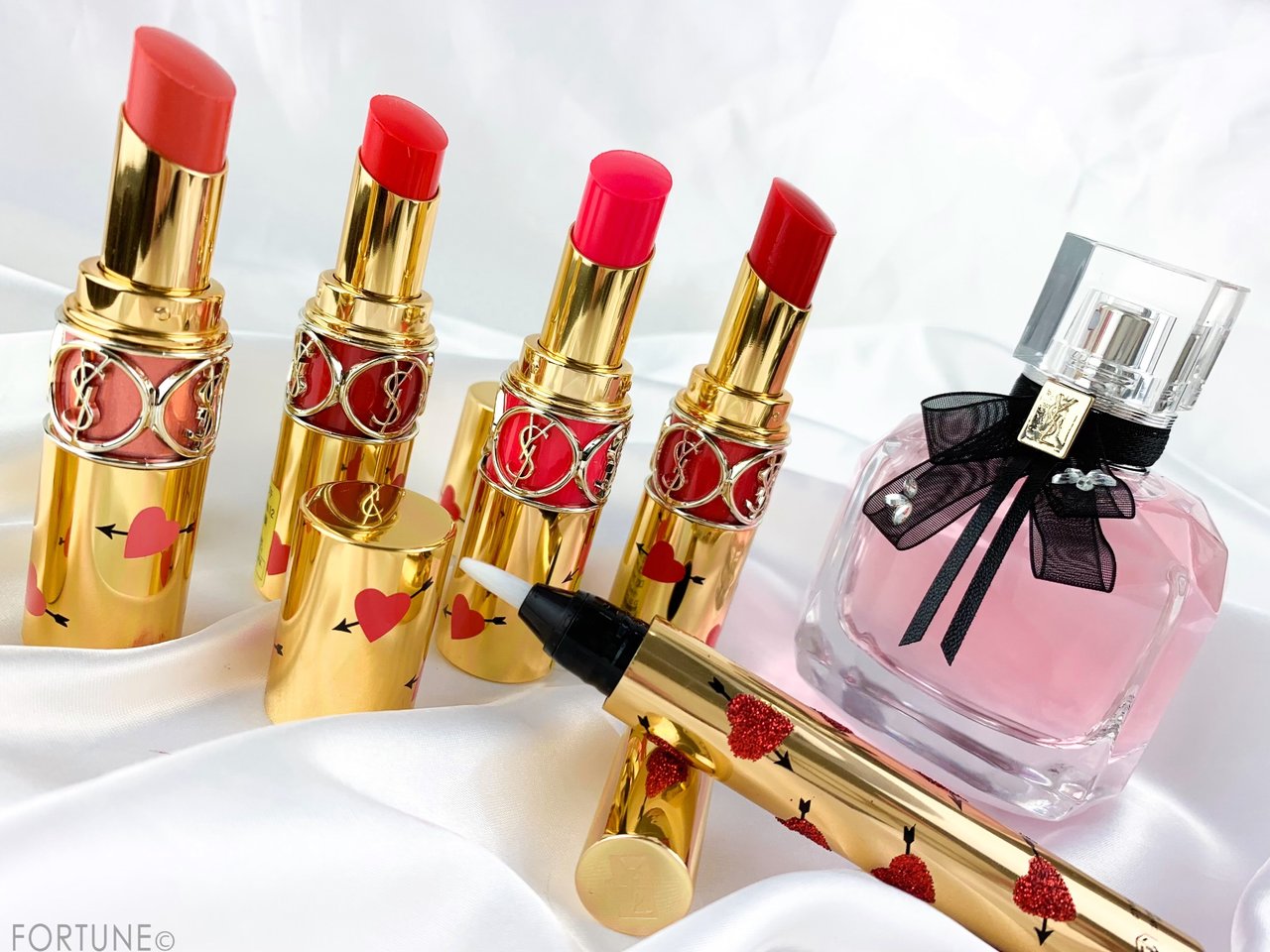 YSL（イヴ・サンローラン）新作 ルージュ ヴォリュプテ シャイン コレクター／ラディアント タッチ コレクター／モン パリフローラル オーデパルファム