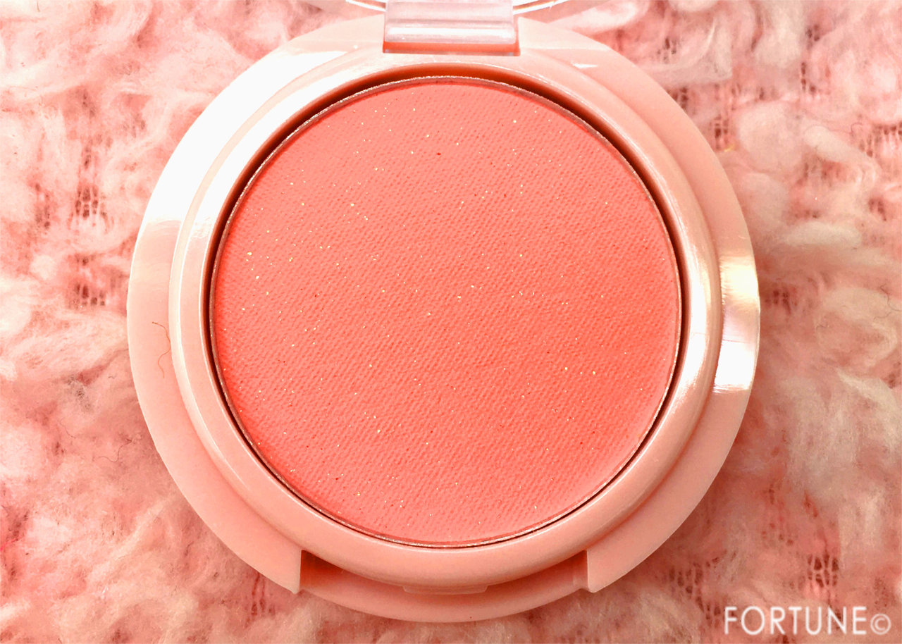 100均コスメ　ダイソー　BKTチーク　02コーラルピンク