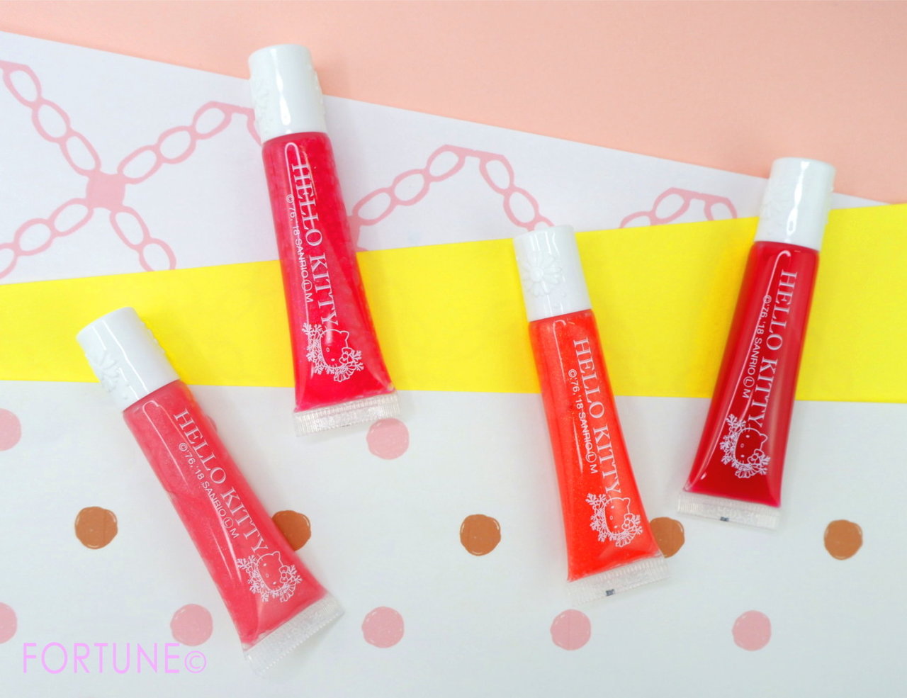 ダイソー×キティコラボ「リップグロスT」