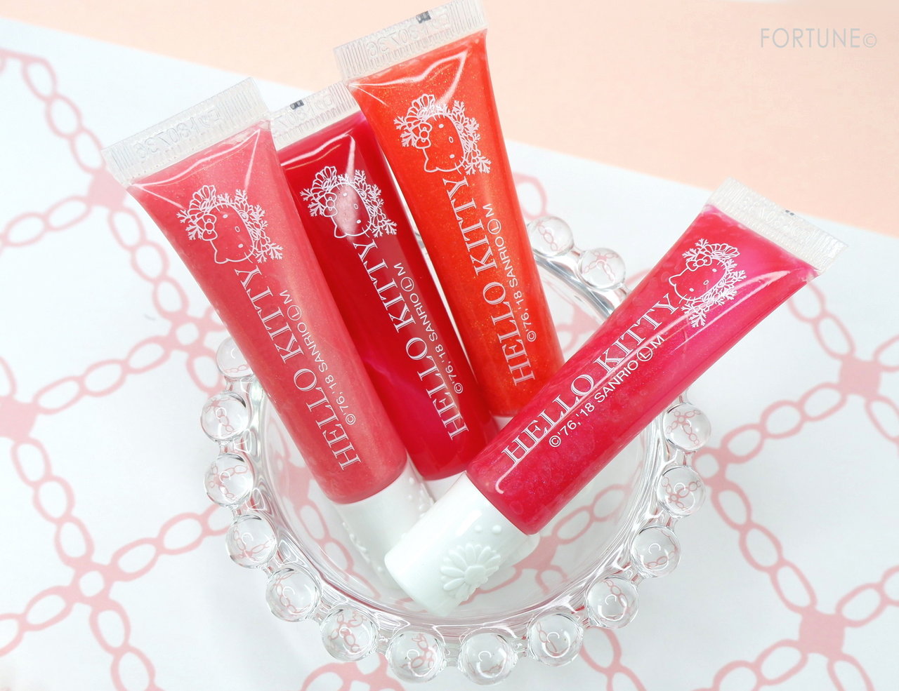 ダイソー×キティコラボ「リップグロスT」
