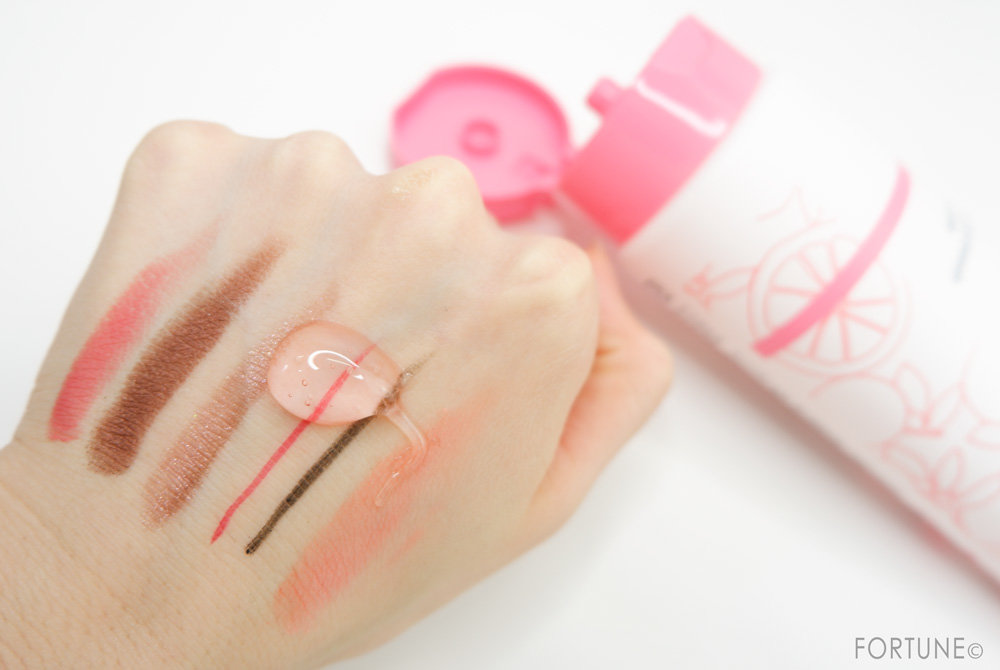 2月4日発売 桃谷順天館「シュシュモア ホットクレンジングジェル」ピンクグレープフルーツの香り 使用感