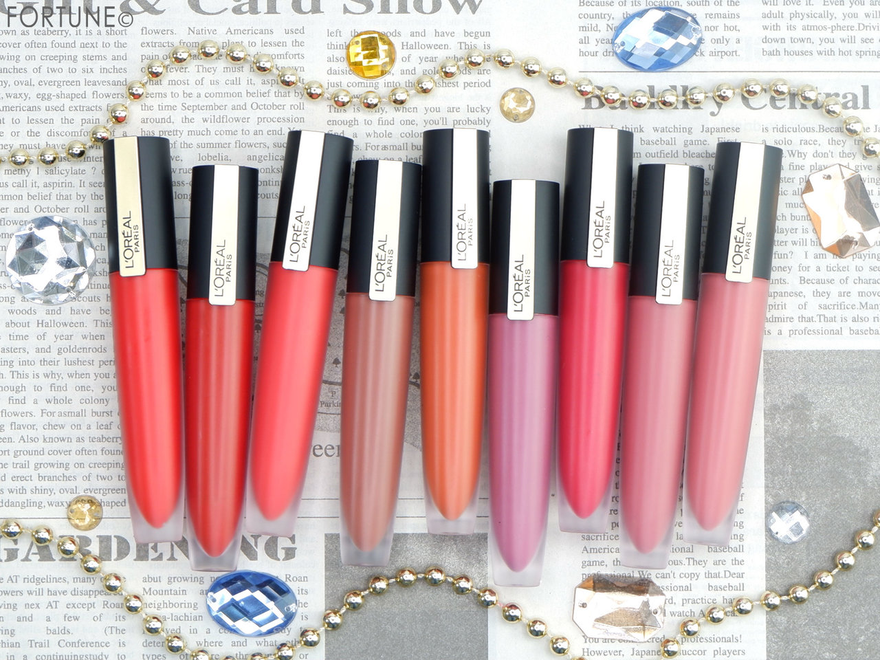 ロレアル パリ　透け感マットリップ「ルージュシグネチャー」全9色