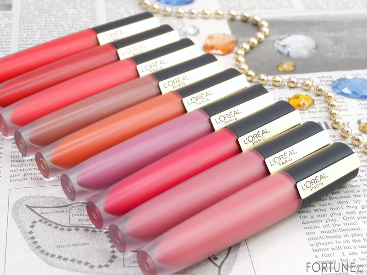 ロレアル パリ　透け感マットリップ「ルージュシグネチャー」全9色