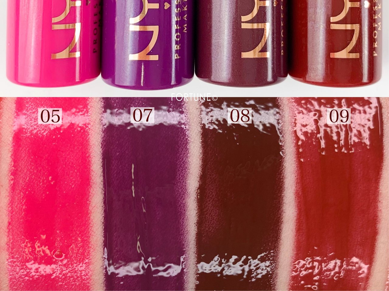 NYX（ニックス）キャンディー スリック グローウィー リップカラー スウォッチ