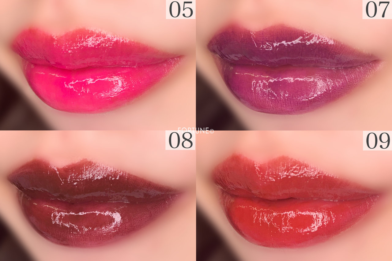 NYX（ニックス）キャンディー スリック グローウィー リップカラー 使用感