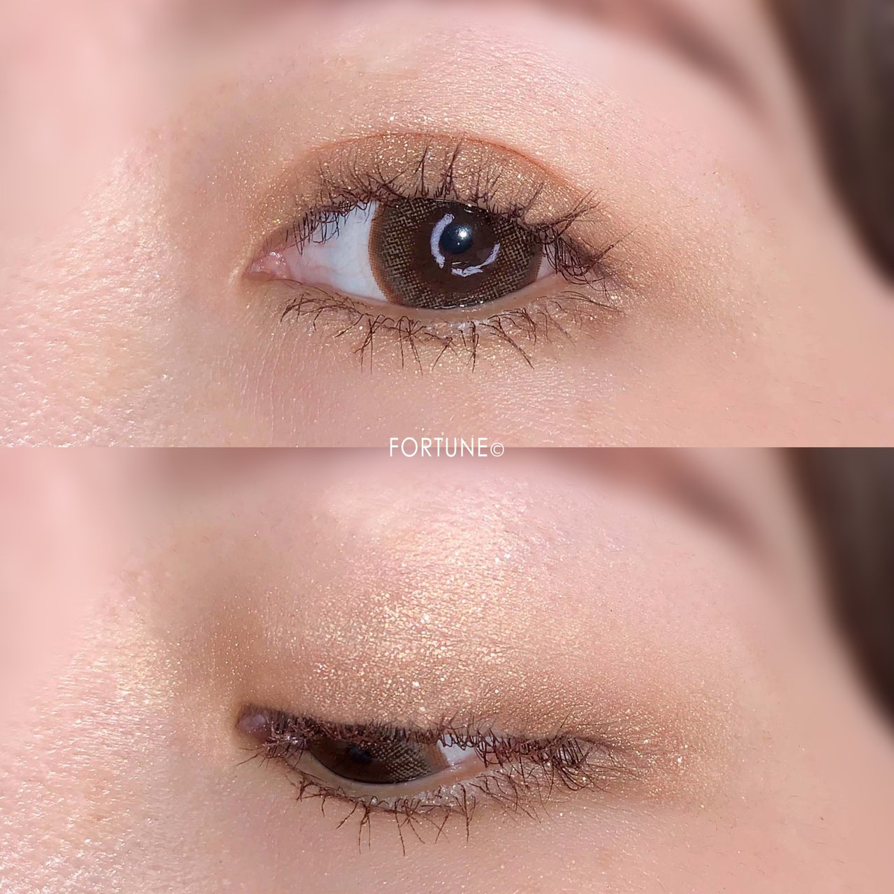 リンメル　ショコラスウィート　アイズ　017 キャラメルラテショコラ　アイメイク