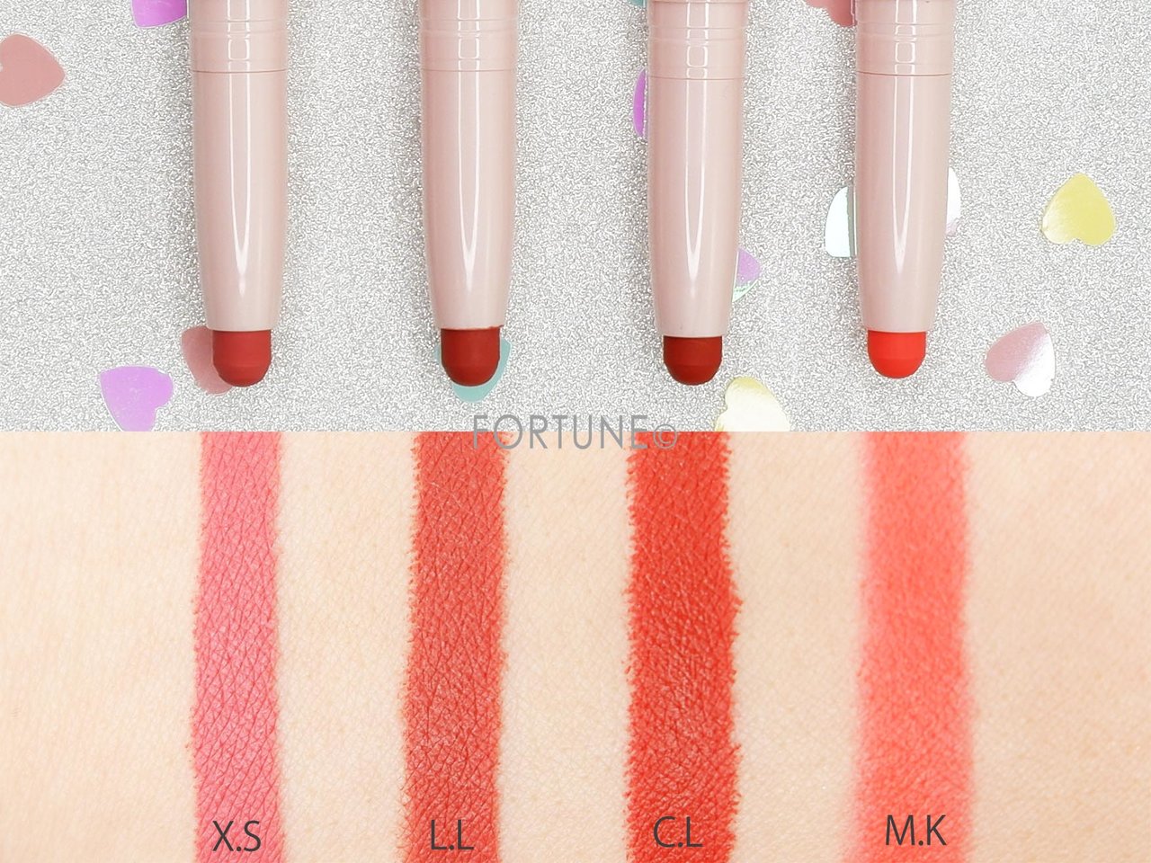 WHOMEE（フーミー）「マットリップクレヨン」　スウォッチ