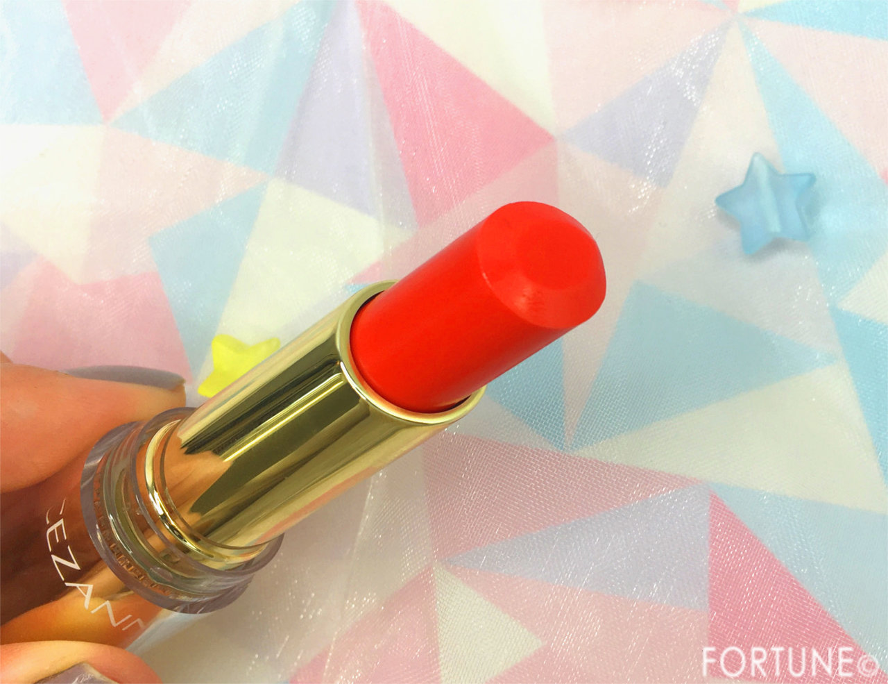 セザンヌ  ラスティンググロスリップ　501オレンジ系