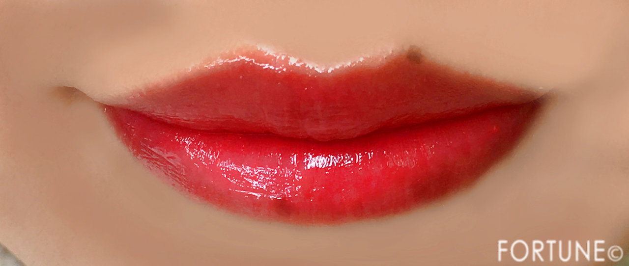 セザンヌ  ラスティンググロスリップ　501オレンジ系　使用感