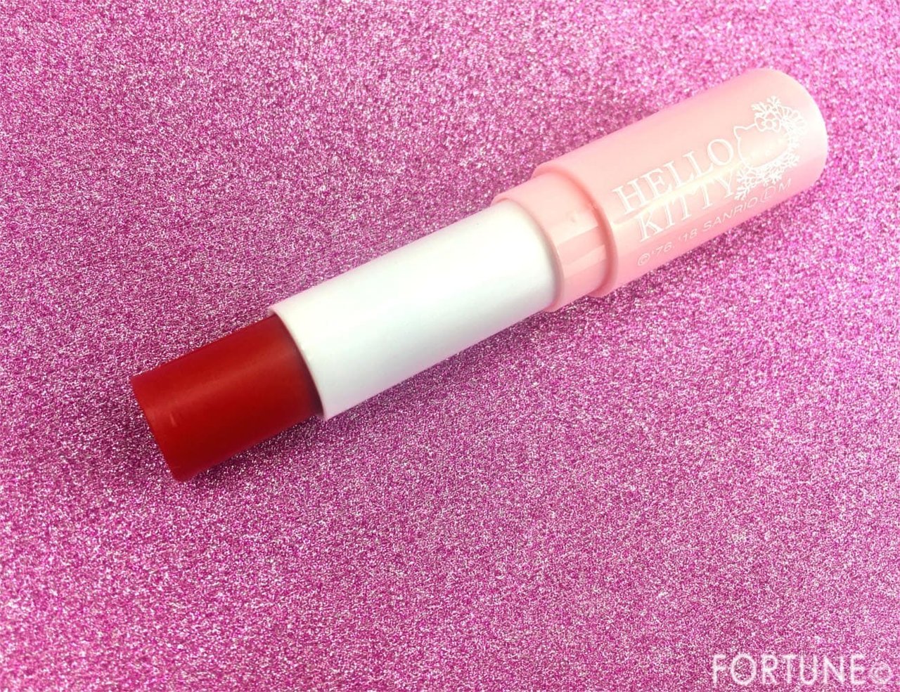 DAISO　ダイソー×ハローキティ　BKTシリーズ　BKTリップスティック　01レッド