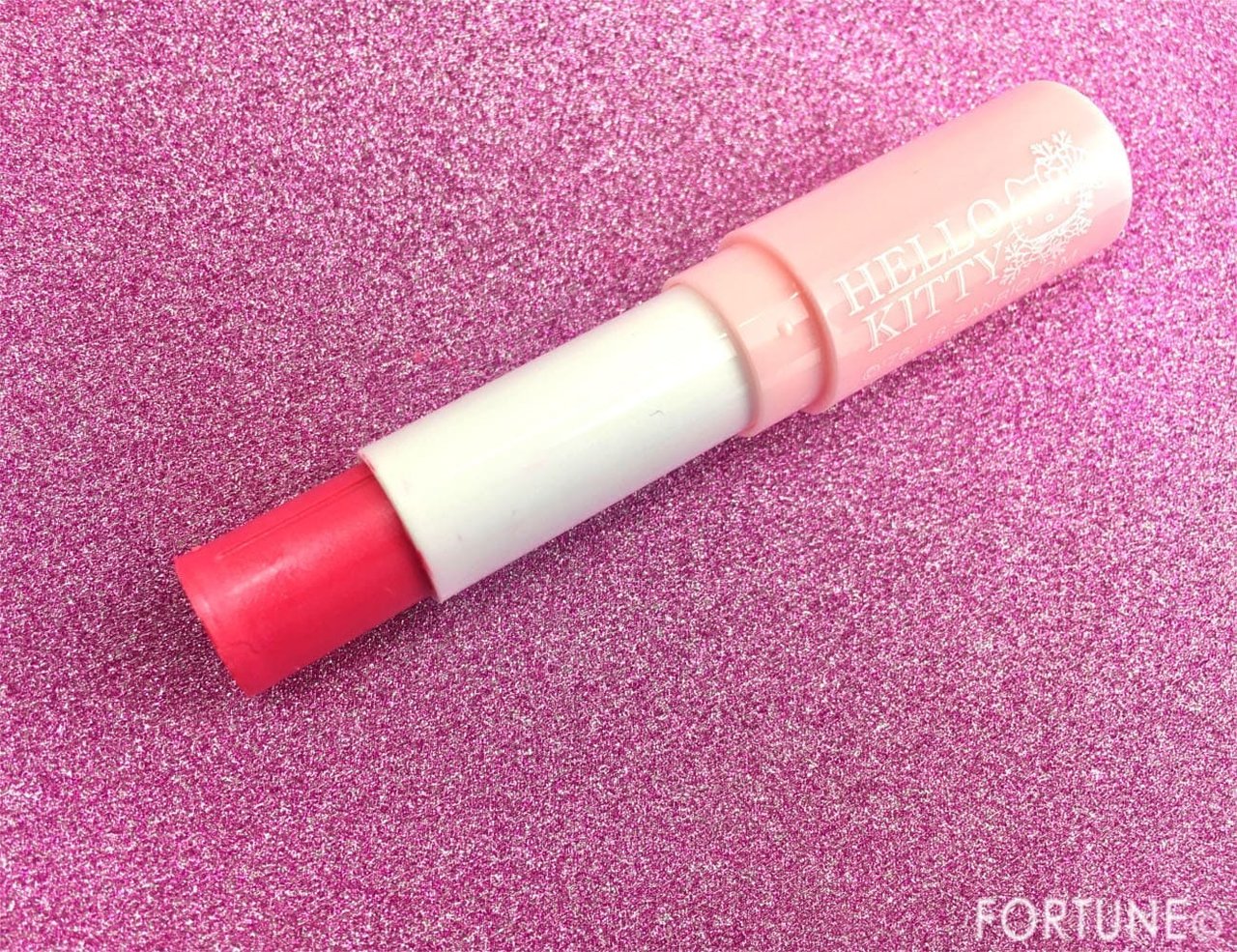 DAISO　ダイソー×ハローキティ　BKTシリーズ　BKTリップスティック　02ピンク