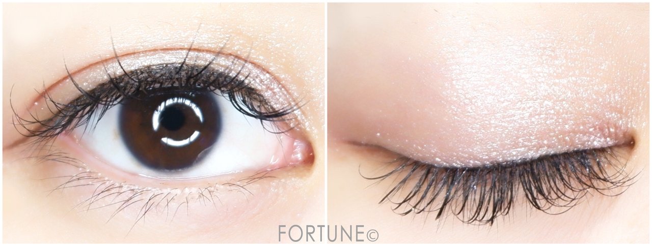 マクレール　スパークルアイジェム　ベージュピンク