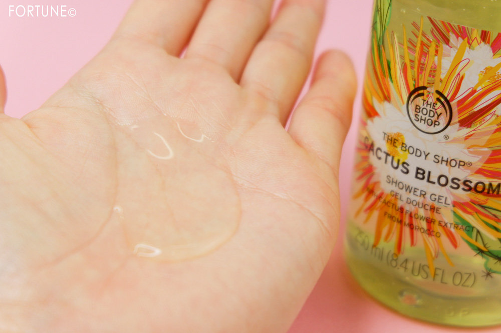 THE BODY SHOP（ザ・ボディショップ）＜シャワージェル＞シャワージェル カクタスブロッサム　使用感