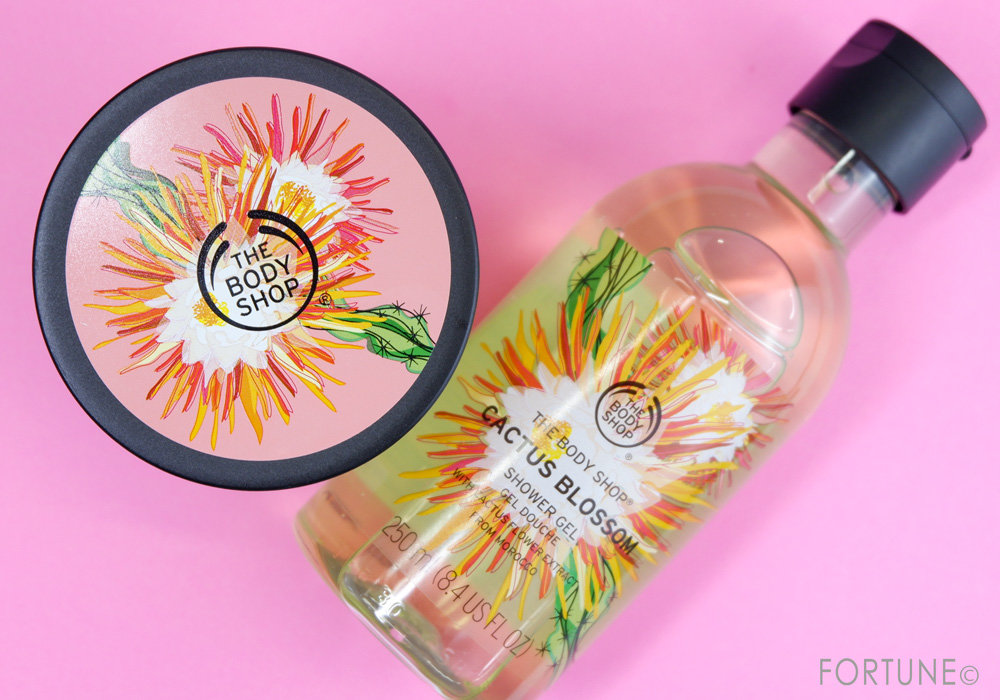 THE BODY SHOP（ザ・ボディショップ）＜シャワージェル＞シャワージェル カクタスブロッサム・＜ボディローション＞ボディヨーグルト カクタスブロッサム