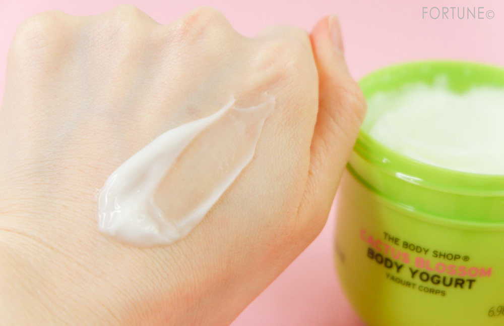 THE BODY SHOP（ザ・ボディショップ）＜ボディローション＞ボディヨーグルト カクタスブロッサム　使用感